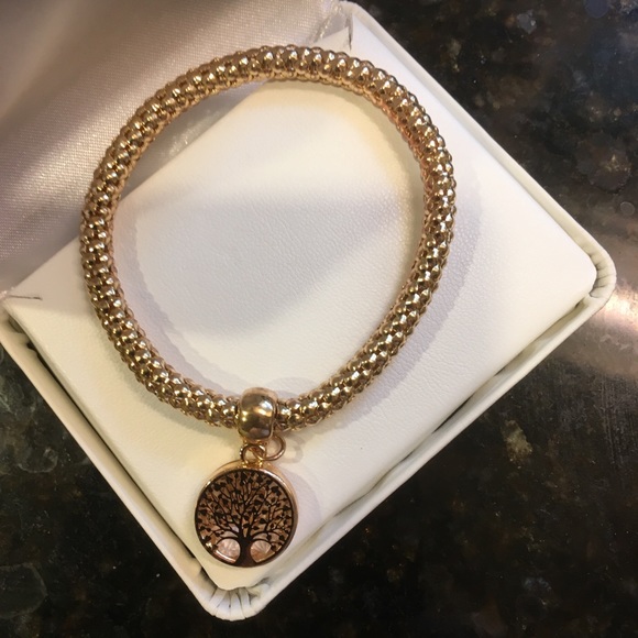 Jewelry - Gold electroplated bracelet bracelet that fits all